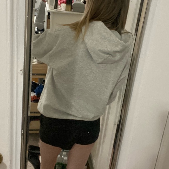 NWOT Gildan Phi Sigma Sigma Gray Bear Hoodie Sweatshirt - Picture 2 of 9